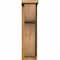 Ekena Millwork Carmel Rough Sawn Corbel w/Backplate, Western Red Cedar, 6"W x 10"D x 22"H COR06X10X22CAR01RWR - alternate 4
